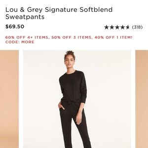 LOFT SIGNATURE SOFTBLEND SWEATPANTS